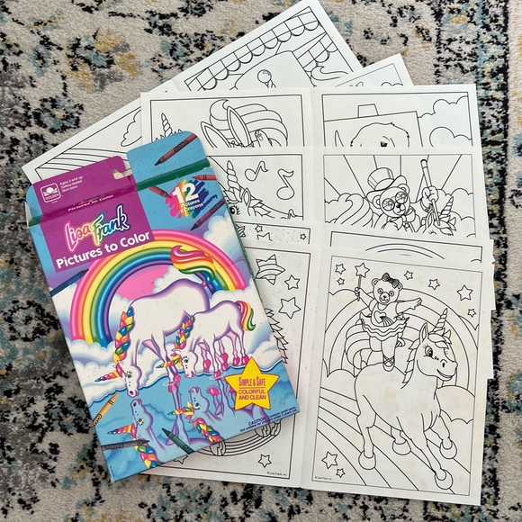 SUPER RARE Lisa Frank coloring pages - Picture 2 of 3